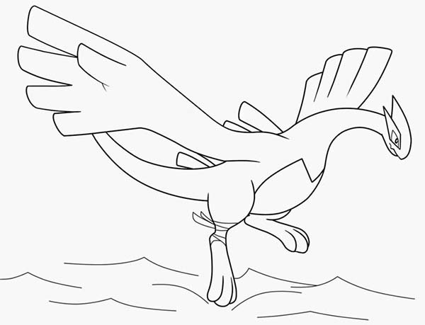 Articuno, : Articuno Cold Control Coloring Page